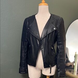 Topshop vegan leather moto jacket